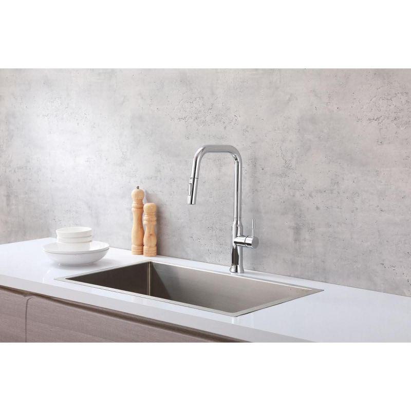 Elegant Lighting Noor Pull Down Kitchen Faucet