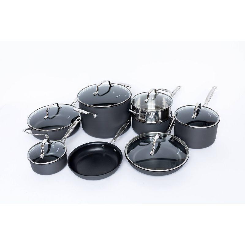 Cuisinart Chef's Classic 14 Piece Non Stick Hard Anodized Cookware Set