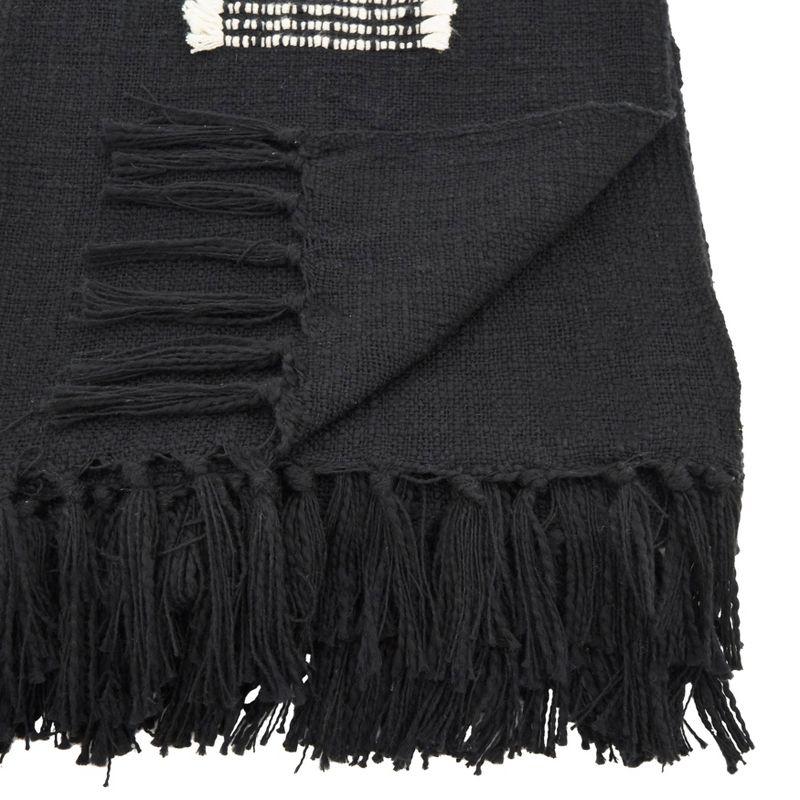 Saro Sevan Collection Hand Woven Throw Blanket