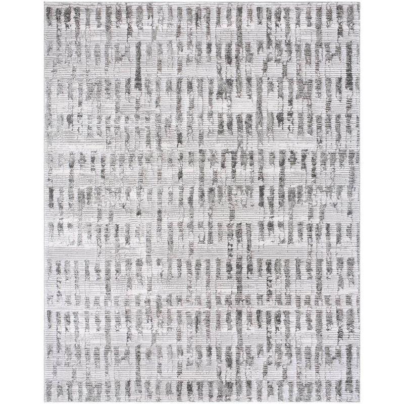 Mark & Day Reanna 5'3"x7' Rectangle Woven Indoor Area Rugs Light Silver