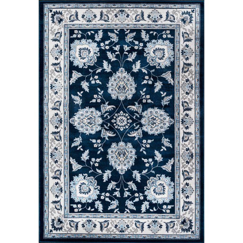 8'x10' Cherie French Cottage Area Rug, Navy/Ivory - JONATHAN Y