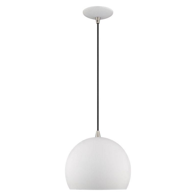 Schultz Single Light Metal Dimmable Pendant