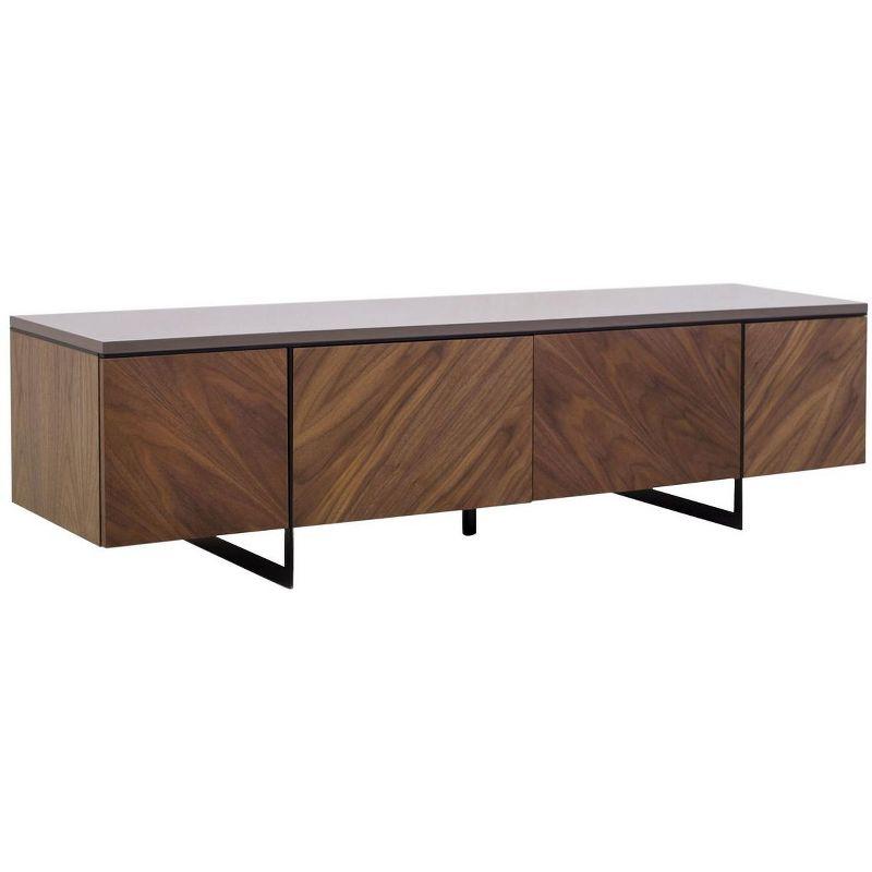 Archie Chevron TV Stand - SFV8716 - Walnut - Safavieh Couture