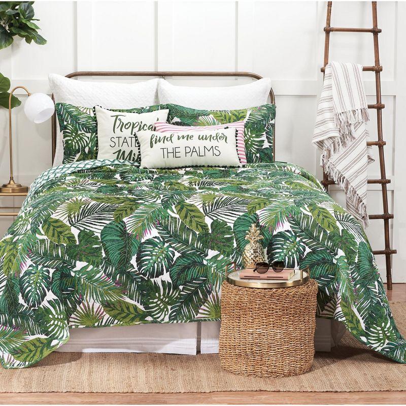 Waialea Bay Cotton Reversible Quilt Set