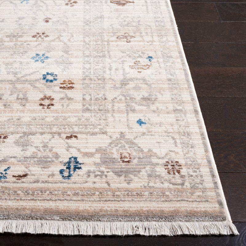 Vintage Persian VTP427 Power Loomed Indoor Area Rug - Ivory/Light Grey - 5'x7'6" - Safavieh
