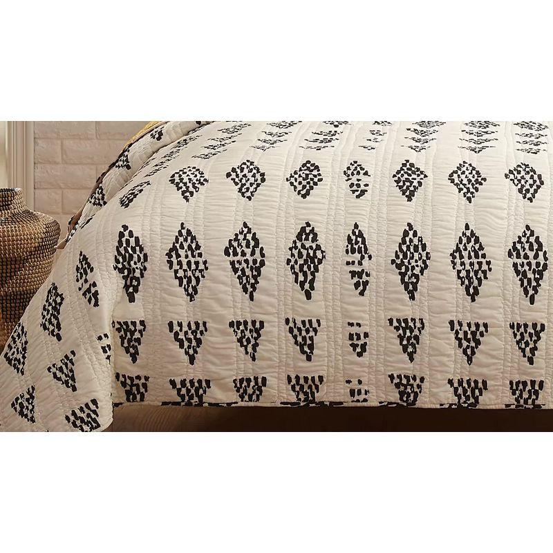 Prosperity Quilt & Sham Set Black/White - Jungalow by Justina Blakeney