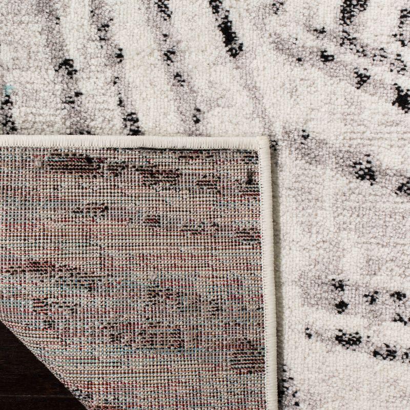Skyler SKY191 Power Loomed Indoor Area Rug - Grey/Ivory - 5'1"x7'6" - Safavieh