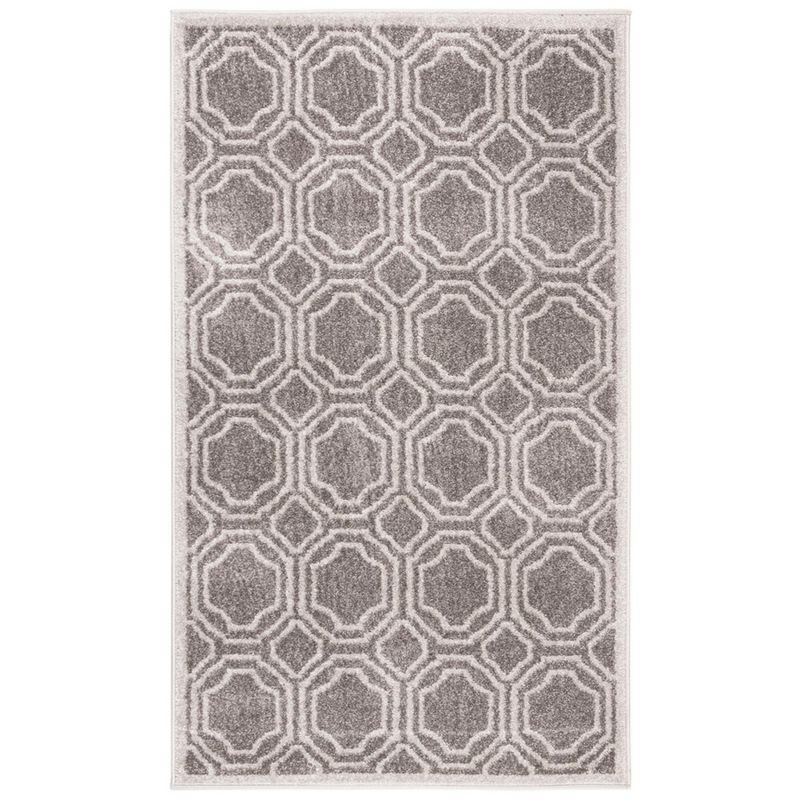 Amherst AMT411 Power Loomed Accent Rug - Grey/Light Grey - 3'x5' - Safavieh.