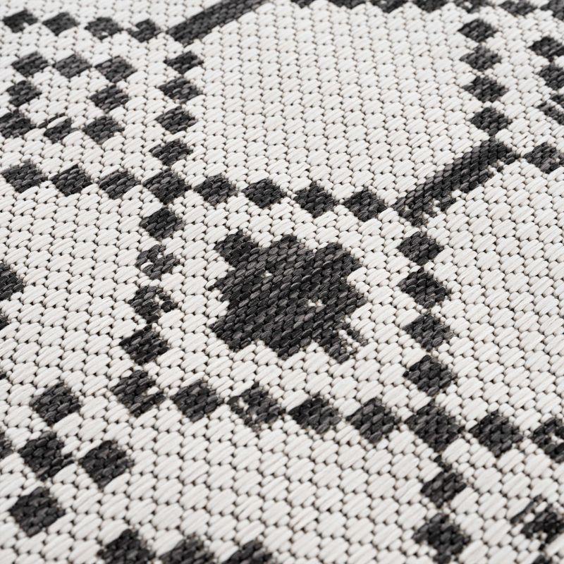 Hauteloom Rectangle Area Rug   White