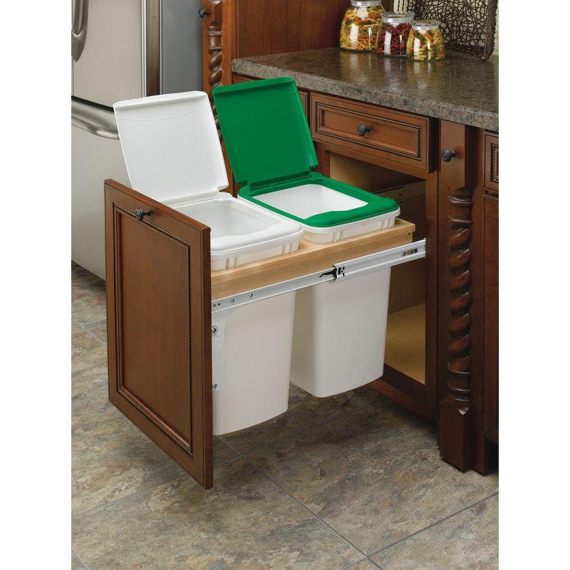 Rev-A-Shelf Rev-A-Shelf Single Pullout Top Mount Trash Can