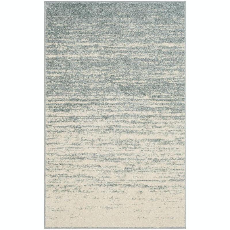 Adirondack ADR113 Machine Made Indoor Accent Rug - Slate/Cream - 3'x5' - Safavieh