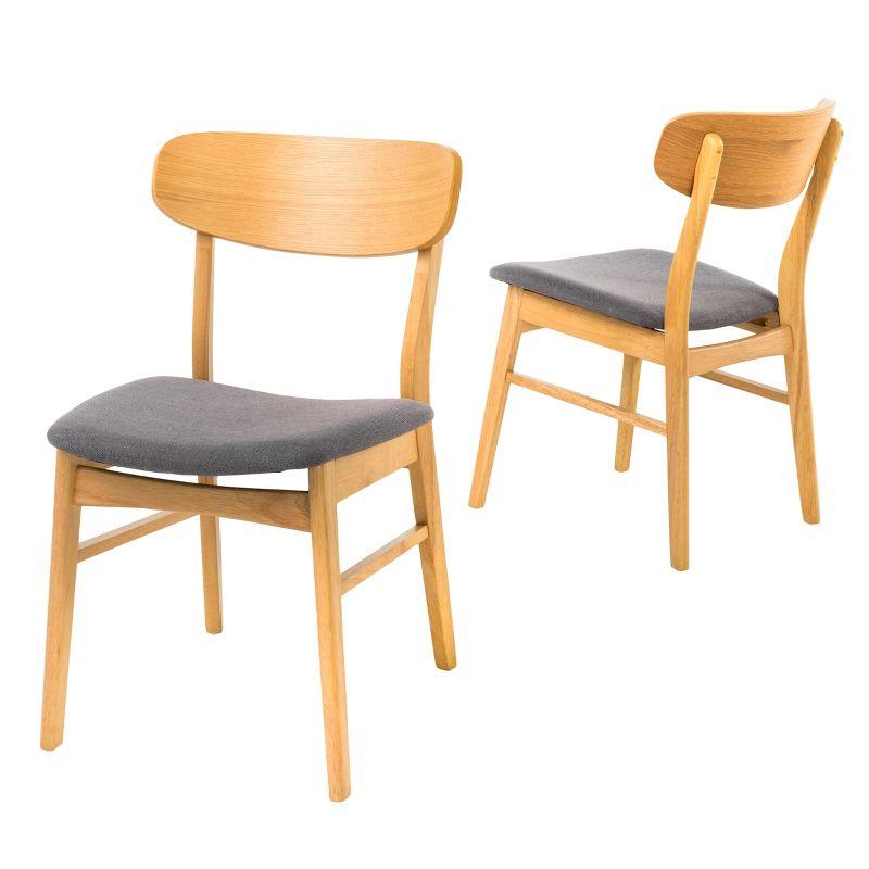 George Oliver Barros 18'' H Upholstered Side Chair (Set of 2)