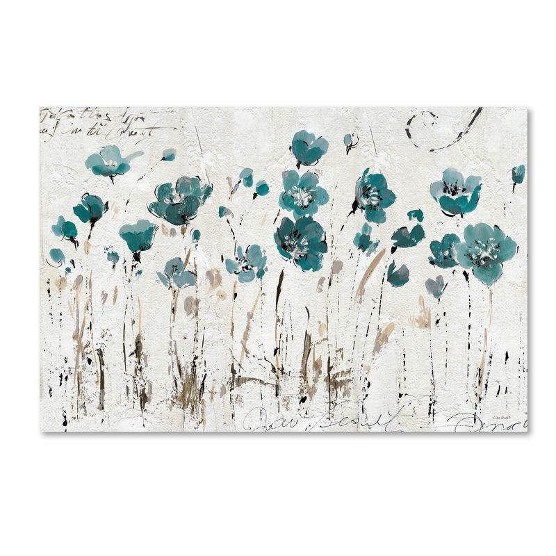 'Abstract Balance Blue' - Wrapped Canvas Painting Print