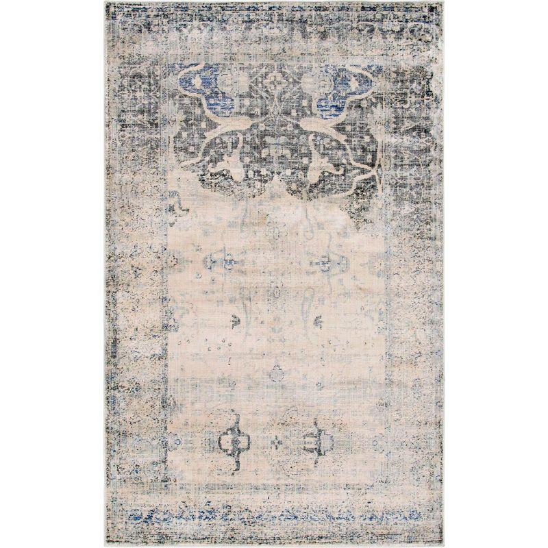 Unique Loom Asheville Collection Area Rug - Barrington (5' 1" x 8' Rectangle Gray/Beige)