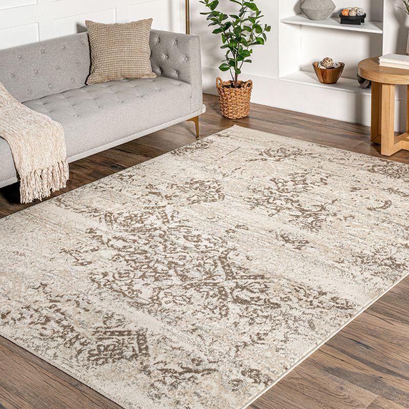 Nuloom Freja Faded Floral Area Rug