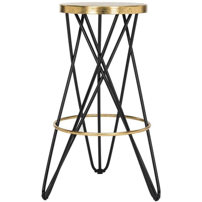 Lorna Gold Leaf Bar Stool  - Safavieh