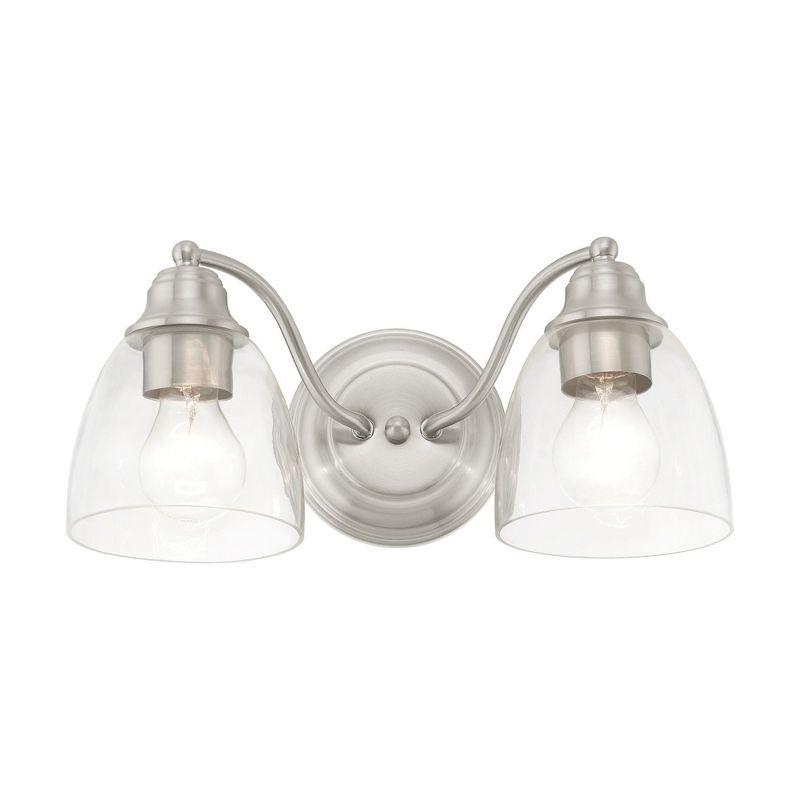 Livex Lighting Montgomery 2 - Light Vanity in  Brushed Nickel