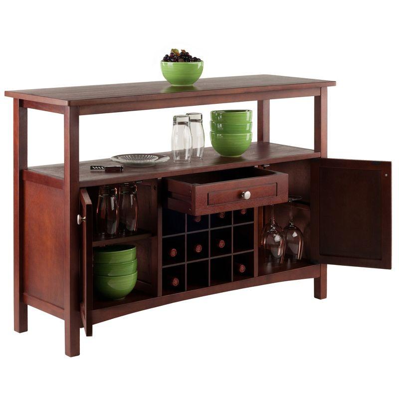 Colby Buffet Cabinet Walnut - Winsome