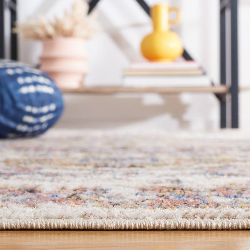 Astoria ASA402 Power Loomed Area Rug - Ivory/Blue Rust - 8'x10' - Safavieh.