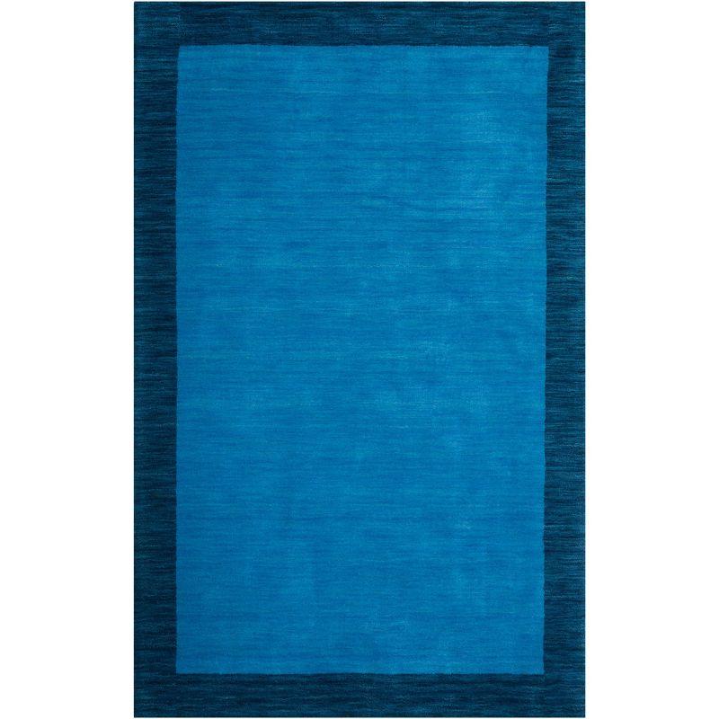 Himalaya HIM580 Hand Loomed Area Rug - Light Blue/Dark Blue - 5'x8' - Safavieh.