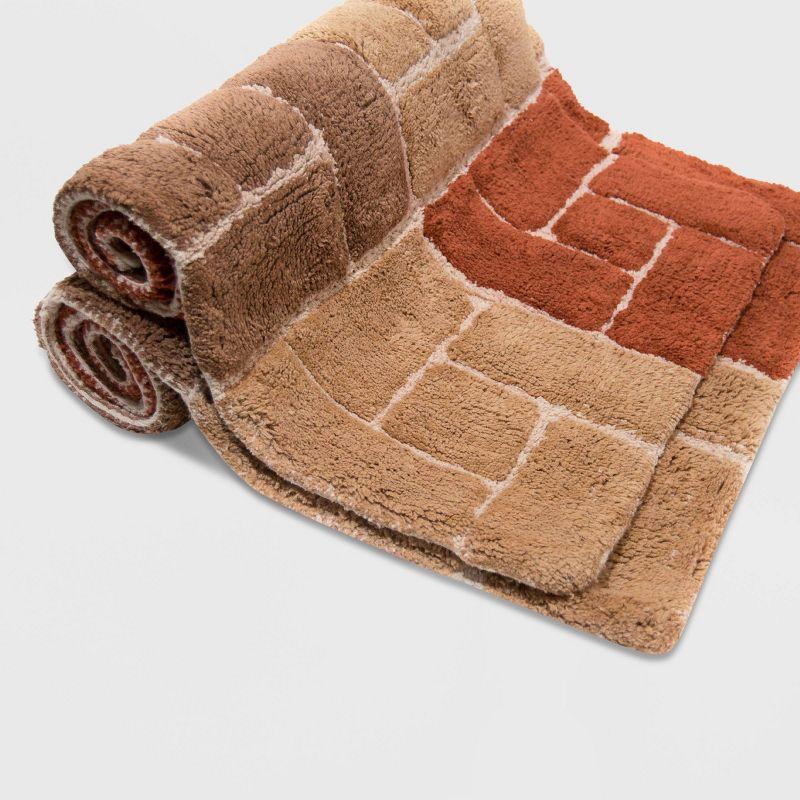 Classic Color Cotton Blend Bath Rug