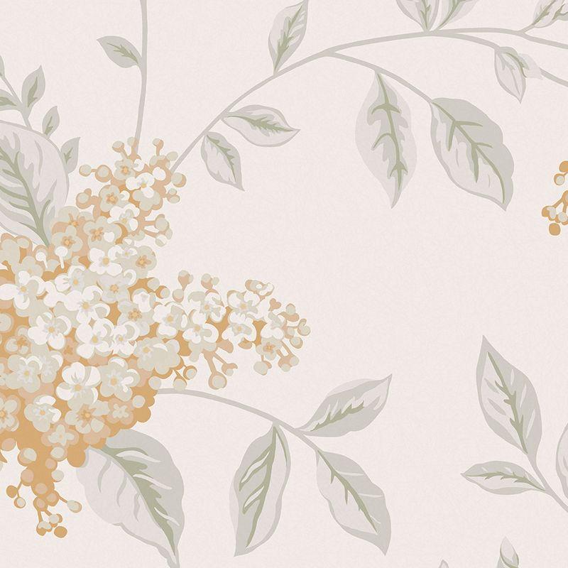 Laura Ashley Portland Apricot Wallpaper