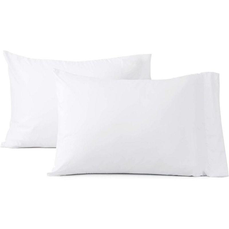 Micropuff 100% Microfiber Pillow Case – White (2 pack)