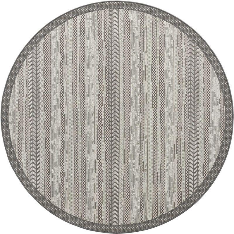 McLellen Striped Indoor / Outdoor Rug