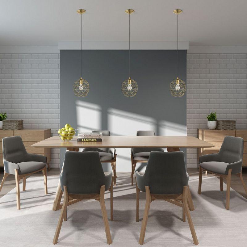 Livex Lighting Geometric Shade 1 - Light Pendant in  Bronze