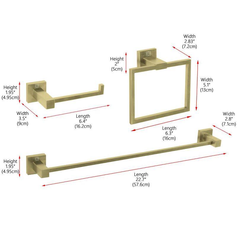 Isla 3 - Piece Bathroom Hardware Set