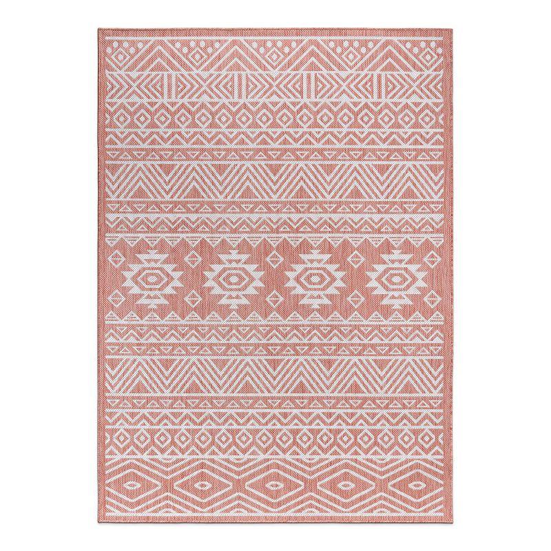 Terra Geometric Flat Woven Indoor/Outdoor Area Rug