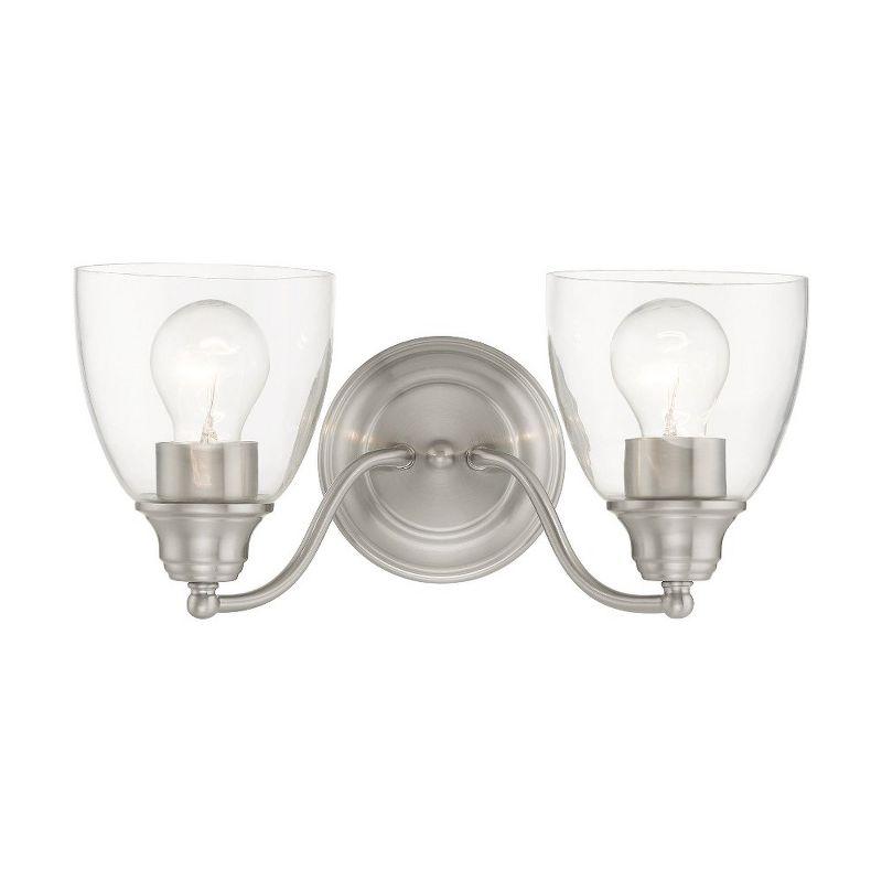 Livex Lighting Montgomery 2 - Light Vanity in  Brushed Nickel