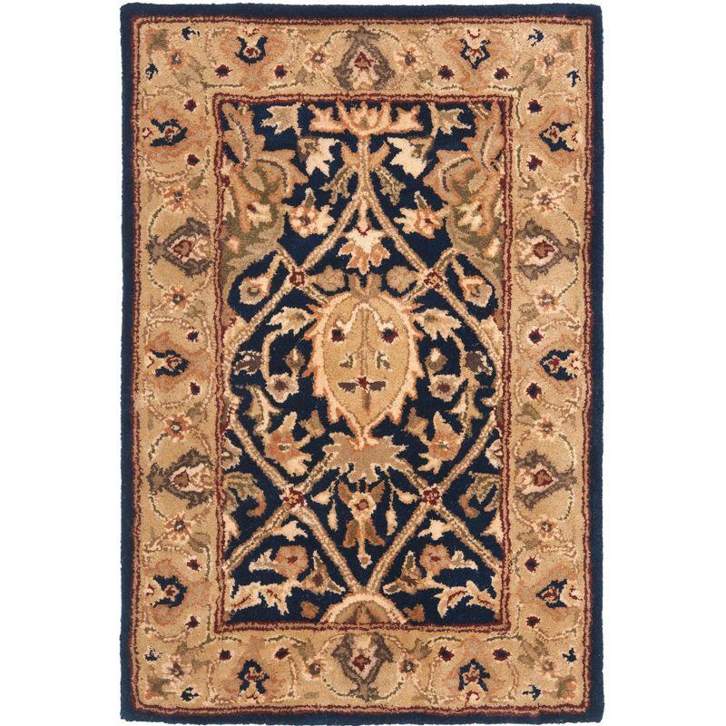 Persian Legend PL819 Hand Tufted Indoor Accent Rug - 2'x3' - Blue/Gold - Safavieh