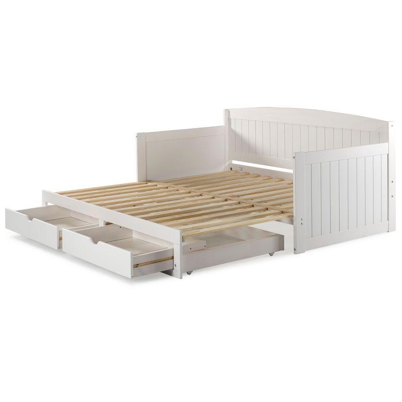 King Harmony Kids' Daybed with Conversion White - Alaterre Furniture