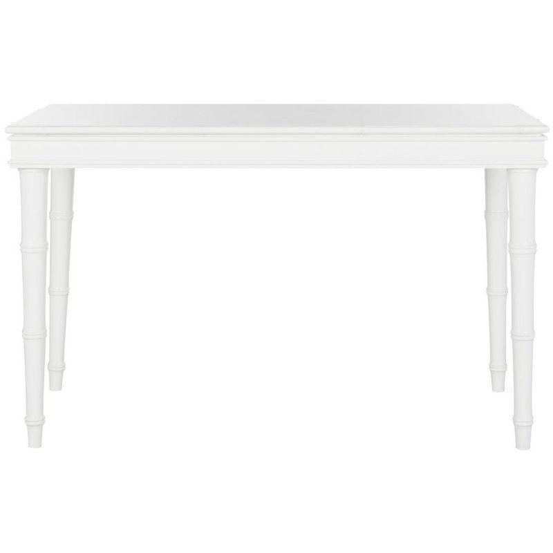 Noely Writing Desk - White/Gold Handle - Safavieh