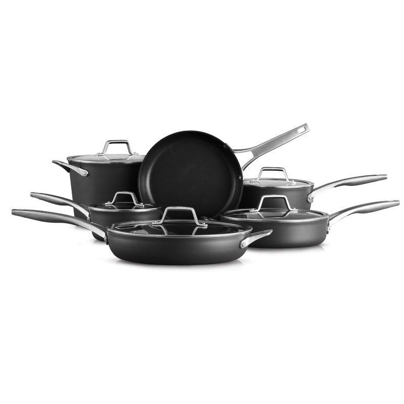 Calphalon Premier Black 11-Piece Nonstick Aluminum Cookware Set