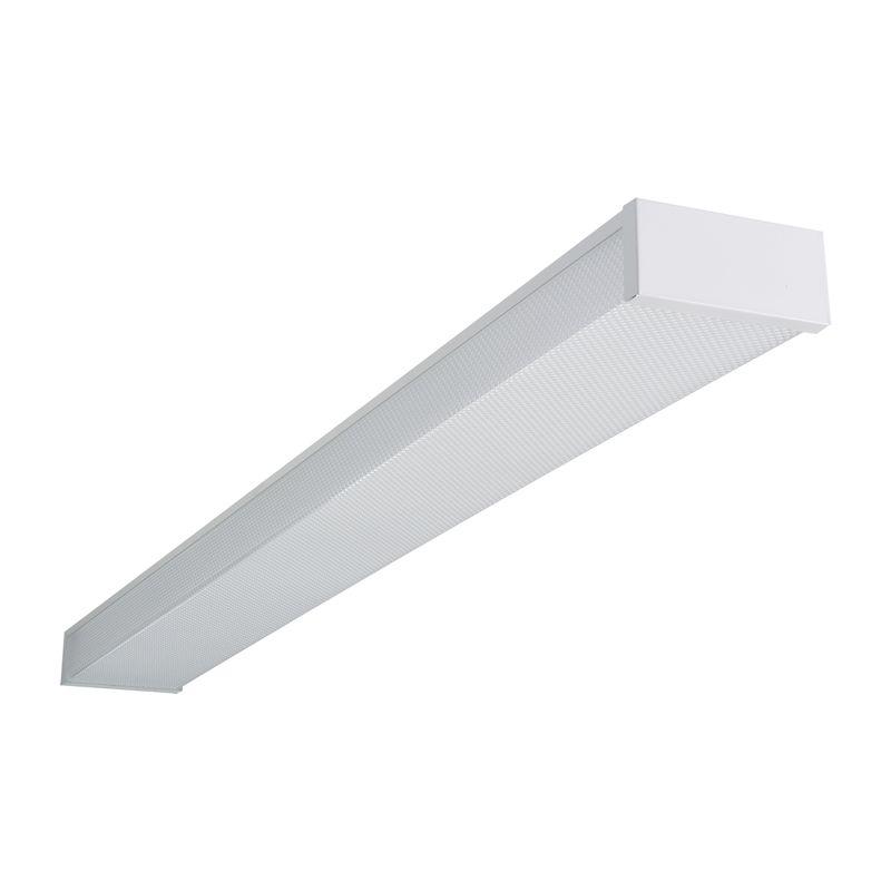 Metalux 48" Energy-Efficient LED Wraparound Light Fixture, White