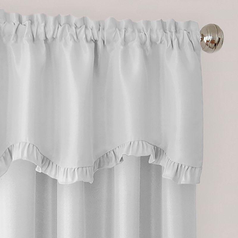 Pearl Gray Faux Silk Blackout Sill Length Drape Panel