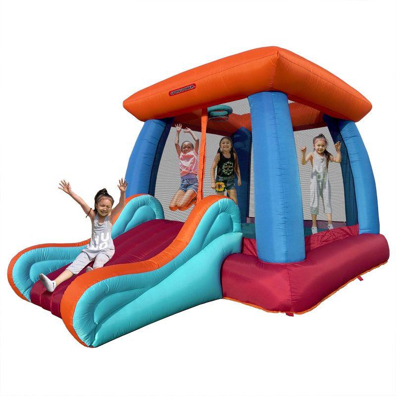 Sportspower 9' x 7.2 Bounce House with Slide & Lifetime Warranty on Heavy Duty Blower