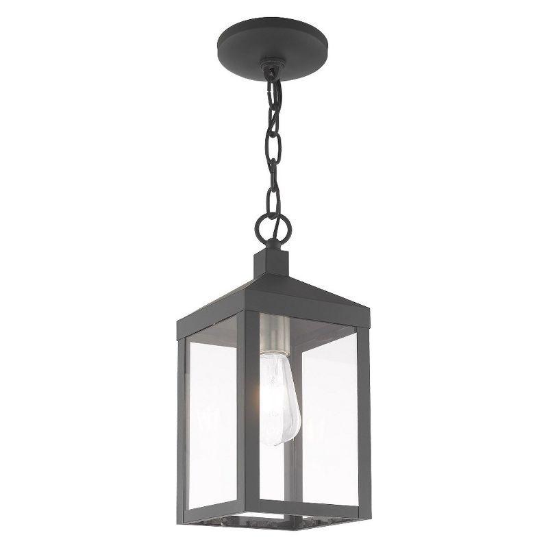 Livex Lighting Nyack 1 - Light Pendant in  Scandinavian Gray