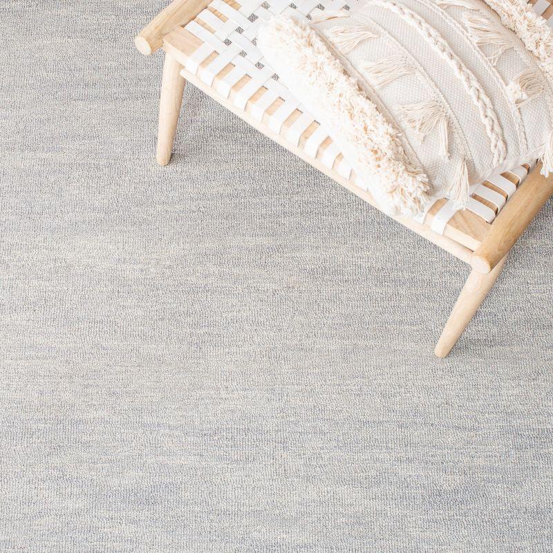 Metro MET603 Hand Tufted Indoor Area Rug - Grey/Blue - 6'x6' - Safavieh