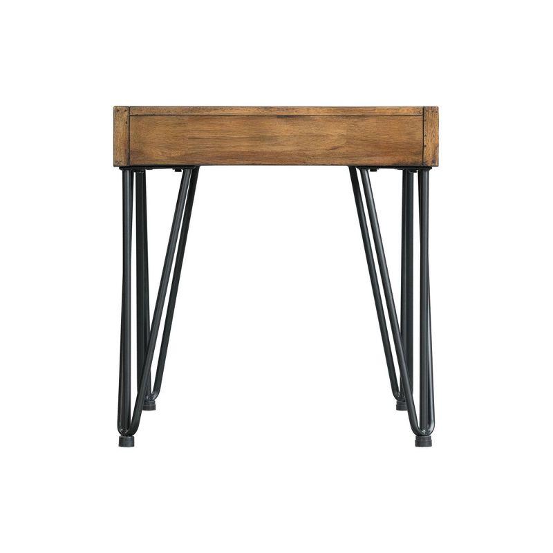 Tanner End Table Light Walnut - Picket House Furnishings: Hairpin Legs, Apothecary Tray Fronts, Acacia Frame