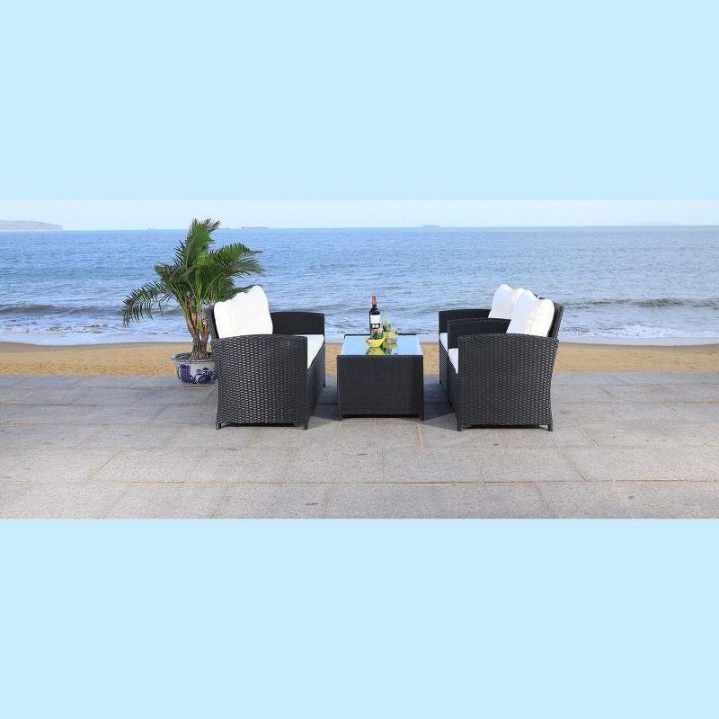 Vellor 4 Piece Patio Outdoor Living Set  - Safavieh