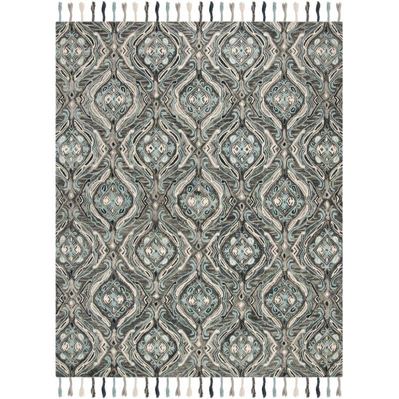 Suzani SZN206 Hand Hooked Area Rug  - Safavieh