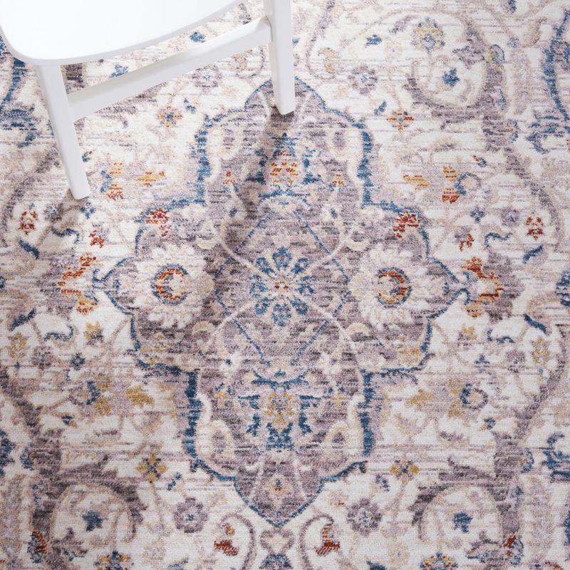 Olympia OPA206 Power Loomed Indoor Area Rug - 6'x6' - Grey/Ivory - Safavieh