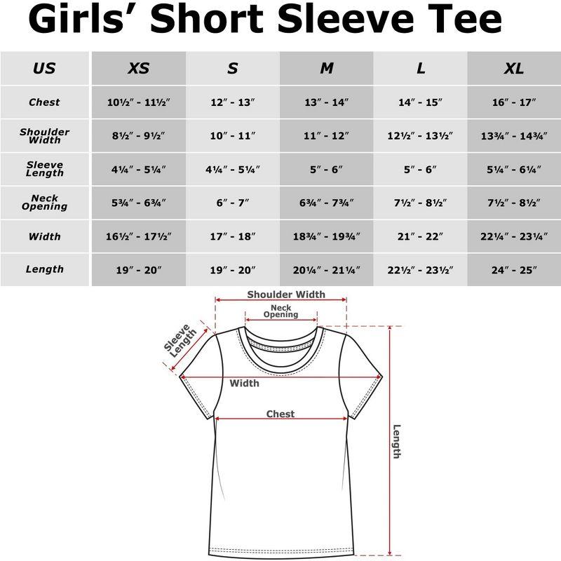 Girl's Friends Favorite Moment Icons  T-Shirt - Light Pink - Medium