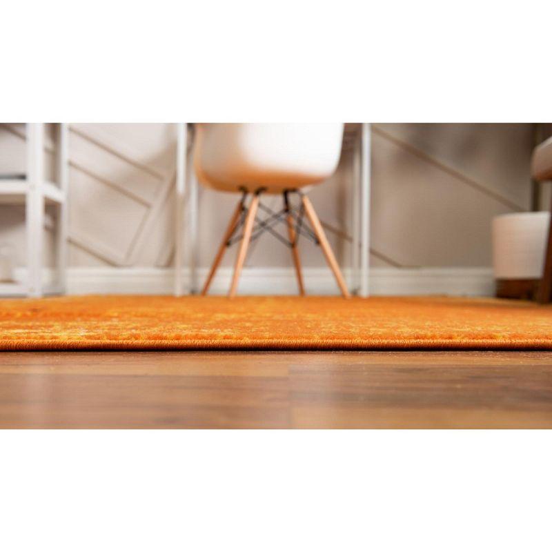 Unique Loom 9' 0 x 12' 0 Sofia Casino Orange Area Rug