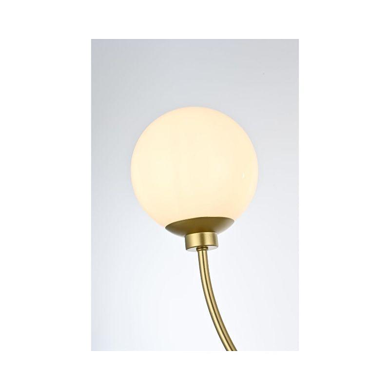 Elegant Lighting Nyomi 36-Inch Chrome Chandelier with Sleek Form