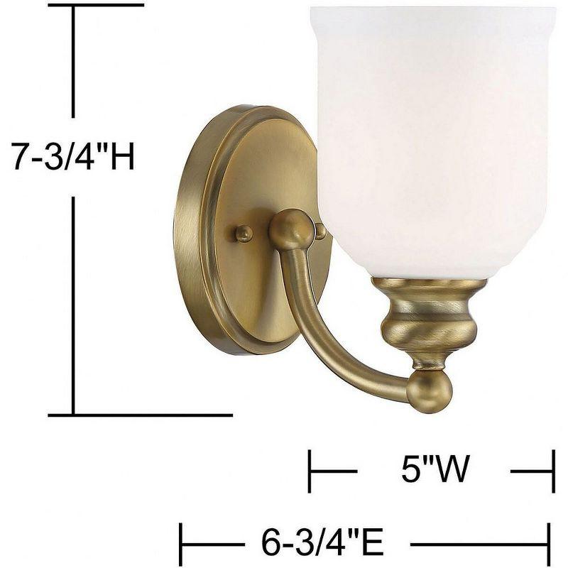 Savoy House Melrose 1 - Light Wall Light in  Warm Brass