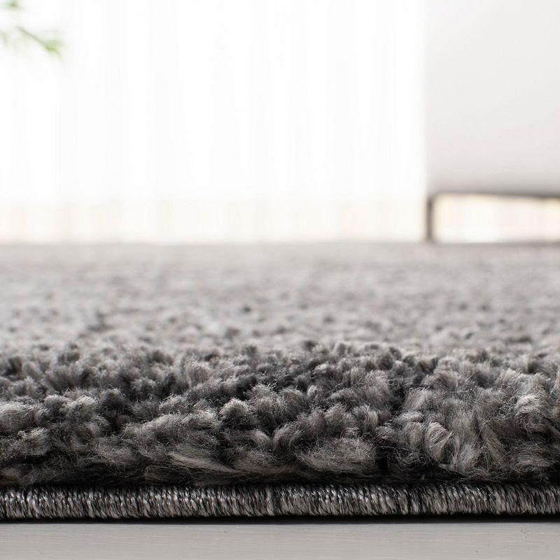 August Shag 900 AUG900 Power Loomed Indoor Area Rug - Grey - 5'3"x7'6" - Safavieh